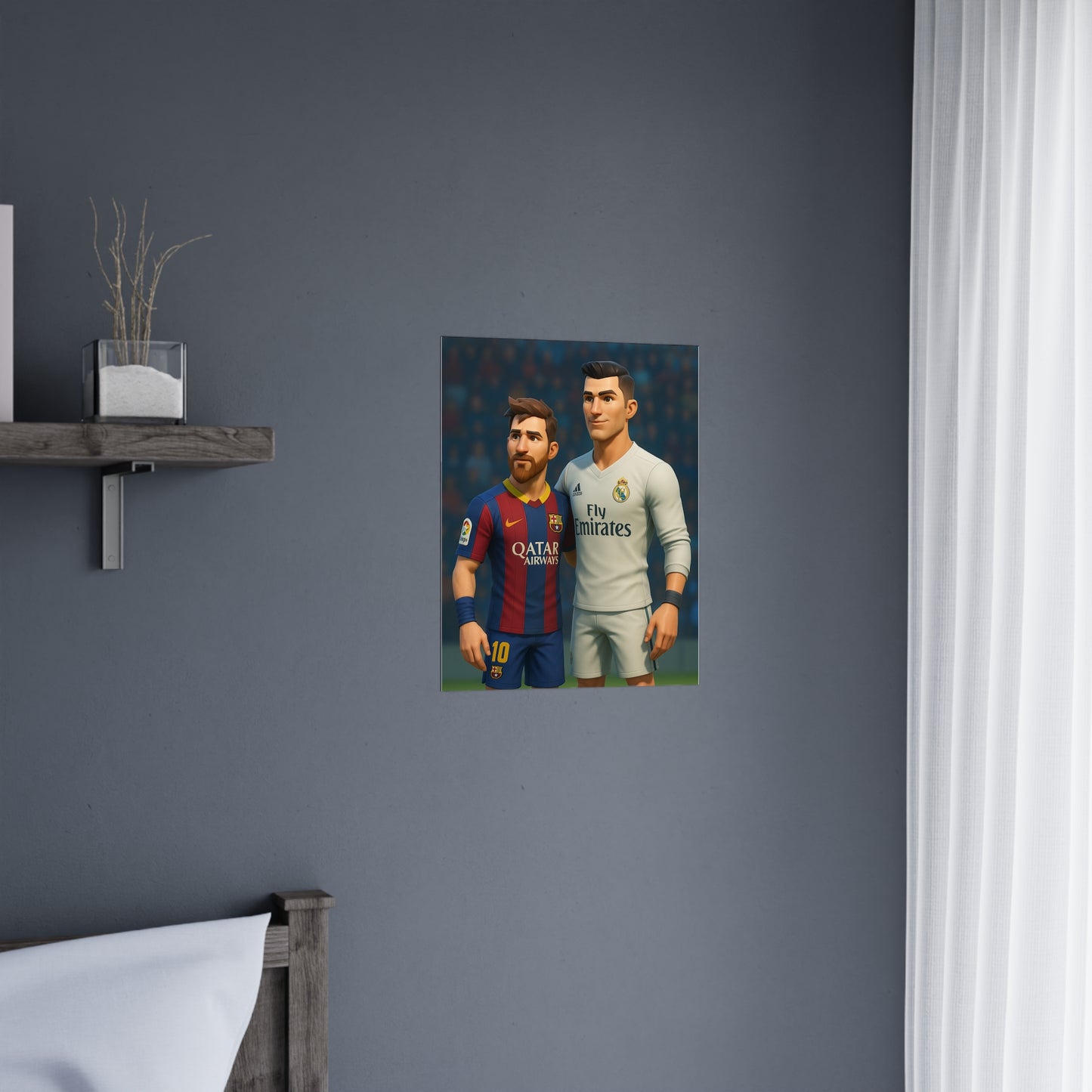 Póster exclusivo Messi y Cristiano